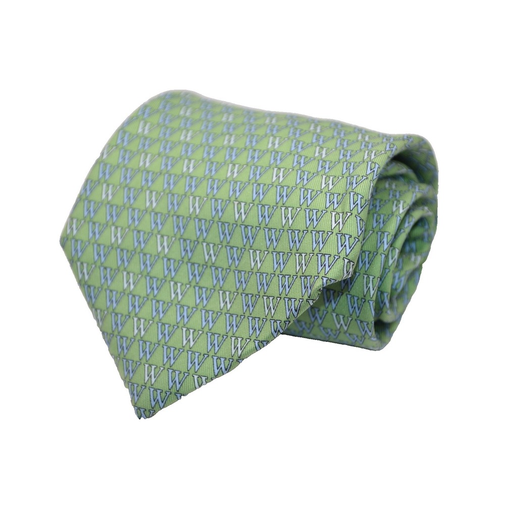 Vineyard Vines Republican Regents Custom Collection Tie Green W logo SIlk USA